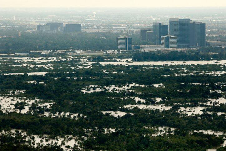 photo of west houston flooding